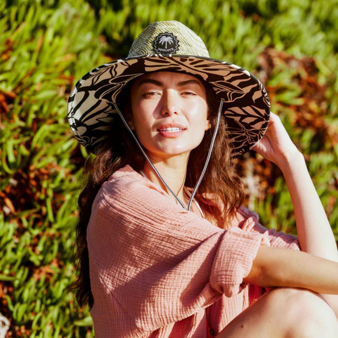 Hemlock Monstera Signature Lifeguard Straw Hat
